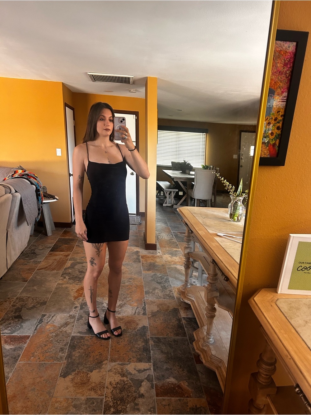 Misty Rose Black Bodycon Mini Dress Size Small